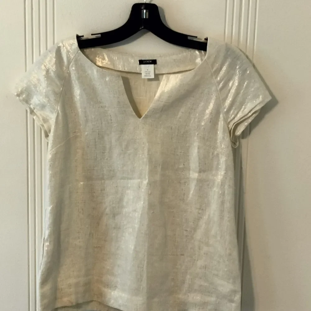 J. Crew Linen Top  - Picture 2 of 5